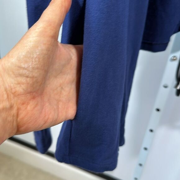 SPLITS59 Women's Draped Open Front Cardigan Jacket Blue Size Medium - Picture 6 of 11